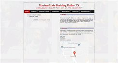 Desktop Screenshot of mariambraiding.com